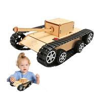 Giocattolo di assemblaggio del serbatoio, giocattolo del veicolo di assemblaggio | Carro armato di assemblaggio manuale,Modello di cingoli elettrici, piccoli giocattoli scientifici in legno, attività