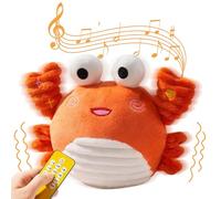 Giocattolo Di Attività Del Granchio - Bambola Sensoriale Per Bambini 20x16x10 Cm, Granchio Mobile Ricaricabile, Set Da Gioco Per L'apprendimento Coinvolgente, Sviluppo Divertente | Giocattolo Educativ