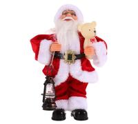 Giocattolo Di Babbo Natale Bambino Peluche Elettrico Natalizio Musicale