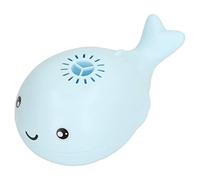 Giocattolo di Balena con Palla Galleggiante, Carico Giocattolo da Bagno di Balena Carico USB Caricamento con la Funzione della Ventola per Bambini (BLUE)