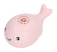 Giocattolo di Balena con Palla Galleggiante, Carico Giocattolo da Bagno di Balena Carico USB Caricamento con la Funzione della Ventola per Bambini (PINK)