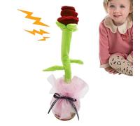 Giocattolo di ballo, giocattolo di parlare - giocattoli di fiori che cantano | Giocattolo musicale educativo, giocattolo musicale di rosa che incoraggia tutti gli aspetti del Des, ricarica USB per