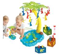 Giocattolo di bilanciamento delle scimmie, 21,5 cm, gioco da tavolo per genitori e bambini, decorazione interattiva per la casa, regalo unico per la realizzazione di gioielli