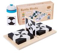 Giocattolo di blocchi di puzzle,Blocchi di puzzle | Giocattolo a blocchi coinvolgente per l'apprendimento in età prescolare,Puzzle in legno per lo sviluppo delle abilità, rompicapo, giocattoli con blo