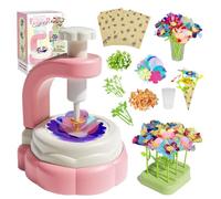 Giocattolo di bouquet di fiori fai da te - Produttore di fiori in tessuto artigianale, giocattolo educativo | Kit creativo per la produzione di istruzione domestica, progetti di classe, Eventi cump