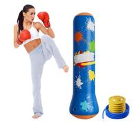 Giocattolo di Boxe Gonfiabile - Borsa da Boxe Gonfiabile, Borsa da Boxe Borse di Sabbia | Tazza da Colonna di Pugilato Divertente, Borsa da Boxe con Pompa, Borsa da Boxe Gonfiabile per l'allenamento