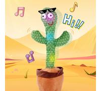 Giocattolo di cactus danzante per bambini, giocattolo elettronico in peluche per bambini che parla e canta, registra e ripete ciò che dici, con luci a LED, regalo di compleanno AVVERTENZA:①Questo prod