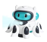 Giocattolo di camminata del polpo - Giocattoli per bambini del polpo strisciante giocattolo elettrico del polipo | Giocattolo elettrico a forma di polpo giocattolo robot a piedi con spruzzo d'acqua