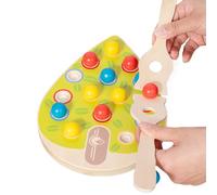 Giocattolo di classificazione delle perline per bambini - Attività di classificazione dei colori con tavola di legno - Giocattolo interattivo per sviluppo motorio fine nei bambini, intrattenimento per