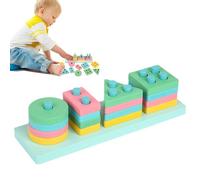 Giocattolo di classificazione, di impilamento | Corpo di puzzle per bambini,Impilatore di colore, attività di apprendimento prescolare, giocattoli di abilità motorie fini, gioco a gio