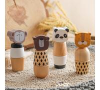 Giocattolo di combinazione di dadi e bulloni per bambini, puzzle di blocchi di costruzione di animali dei cartoni animati, giocattoli educativi per bambini piccoli Vite Animale Panda 1PC,Vite Animale