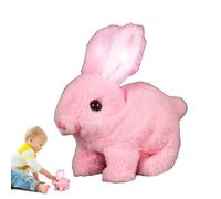 Giocattolo di coniglietto che salta, saltando coniglietto | Animali di peluche bambola coniglio elettrico coniglietto | Pericoloso peluche interattivo con il compleanno delle ragazze per i bambini