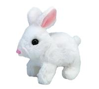 Giocattolo di coniglio realistico - coniglio parlando in peluche con orecchie mobili