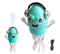 Giocattolo di da ballo: giocattolo di polipo di tracciamento ricaricabile, calamari elettrici con musica e , esploratore di evasione degli ostacoli intelligente per bambini Giocare al