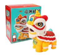 Giocattolo Di Danza Del Leone Cinese | Giocattolo Musicale Interattivo Del Cartone Animale, Danza E Canta Animale, Giocattolo Animale In Movimento Con Batteria, Forniture Per Feste Di Natale