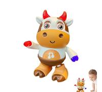 Giocattolo Di Danza Musicale Illuminato - Giocattolo Animale Danzante, Giocattolo Animale Musicale, Giocattoli Da Ballo Illuminati Con Cervo Di Mucca | Animale Interattivo, Giocattoli Educativi