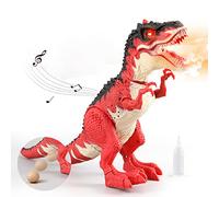 Giocattolo di dinosauro grande con uova di dinosauro, dinosauro elettrico ruggito e luci, proiezione, camminare T Rex figure dinosauro giocattolo, regalo per bambini ragazzi ragazze