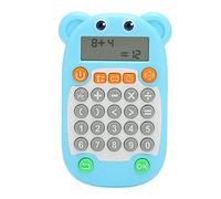 Giocattolo di esercizio aritmetico, 27 tasti in silicone Display digitale per bambini calcolatrice matematica con prompt vocale, USB ricaricabile macchina di formazione