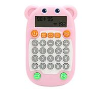 Giocattolo di esercizio aritmetico, 27 tasti in silicone Display digitale per bambini calcolatrice matematica con prompt vocale, USB ricaricabile macchina di formazione