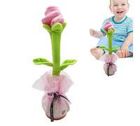 Giocattolo di fiori da ballo - Wraggy portatile, cantando fiori di lusso | Avere ricarica USB, giocattolo musicale interattivo divertente, condivide la gioia della felicità per i bambini ragazze