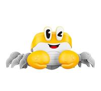 Giocattolo di granchio per gattonare,Granchio giocattolo per gattonare per bambini - Granchio strisciante in movimento con musica e luce | Giocattolo interattivo di granchio che cammina