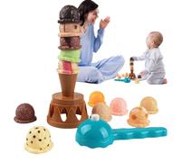Giocattolo di impilamento - Set da gioco per biscotti, giocattolo in legno portatile | Servire il bancone del Funzione di gioco da cucina per il cibo, bambola da regalo per bambini grazi