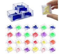 Giocattolo di Labirinto 3D - Gioco di sfida con cuscinetto a sfera, Labirinto a Mano | Set interattivo di attività di sviluppo delle abilità cognitive, pa