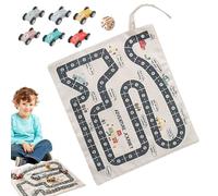 Giocattolo Di Labirinto Di Automobili In Legno per Bambini - Gioco Di Veicoli Educativi con Tappetino Da Gioco | Giocattolo Di Apprendimento Interattivo per I Bambini Piccoli, Sviluppo Di Abilità