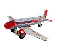 Giocattolo di latta aeroplano ad elica Douglas DC-3 aeroplano di latta