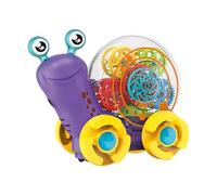 Giocattolo di lumaca musicale - giocattolo di illuminazione a strisciante per bambini | Direzione autoportante e muri di rimbalzo | Incoraggia le capacità motorie (7.68x5.9in, 300G, alimentata a b