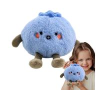 Giocattolo di mirtilli farcito - Peluche morbido cartone animato, dolce bambola divertente | compagno da 4 pollici per momenti accoglienti, amico decorativo con forma adorabile per la cameretta dei