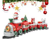 Giocattolo di Natale Locomotiva Magnetica Con E Suoni | Treno Giocattolo Completo Per Ragazzi e Ragazze Camera Da Letto Soggiorno Parco Interno Esterno