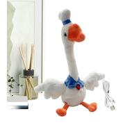 Giocattolo di peluche - 34 cm ricaricabile con movimento, canzoni e dialoghi | Bambola di peluche interattiva - per compleanni di ragazze e bambini, decorazione per soggiorno, camera o auto