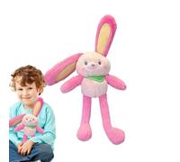 Giocattolo di peluche a forma di coniglio: tira le orecchie verso il | Accessorio per giocattoli, giocattolo in peluche a forma di coniglio, pratico e universale