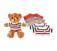 Giocattolo di peluche con orsetto - dolce animale, bambola morbida | Orso di peluche da 12 pollici con vestiti, adorabile condimento per bambini, donne, compleanno, decorazione regalo per sala giochi