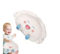 Giocattolo di peluche con palla di pasta, cuscino imbottito con pallina di pasta, cartone animato, cuscino in peluche morbido ed elastico, con divertente motivo cibo per divano, camera da