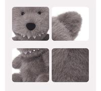 Giocattolo Di Peluche Di Lupo, Lupo Di Animali Da Peluche, Giocattolo Peluche Per Bambini, Divertimento E Comfort Infinito, Abbraccio E Accogliente, 25 Cm/9,84 Pollici Per Bambini Bambini Bambine Adol