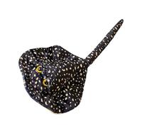 Giocattolo Di Peluche Di Razza Stingray - Realistica Bambola Di Mare Con Stampa Leopardata, Morbido In Cotone PP | Regalo Per Giocare A Dormire Per Bambini Adulti, Giocattolo Di Razza Animale,
