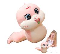 Giocattolo di peluche di serpente, giocattolo di peluche serpente di peluche | Cuscino in peluche animale giocattolo serpente di peluche - Grande animale di peluche per decorazioni di Halloween per la
