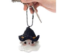 Giocattolo di peluche fantasma all'uncinetto - supporto emotivo fatto a mano, fantasma in peluche morbido e confortevole per incoraggiare la decorazione della casa, alleviare lo stress