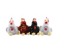 Giocattolo di peluche gallina con gallo con suono 22 cm