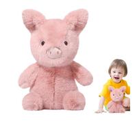 Giocattolo Di Peluche Maiale, Imbottitura In Cotone PP Di 25 Cm | Cuscino Coccolo 160 G | Questa Statuetta Di Animale Dolce Offre Un Sonno Confortevole E Lenitivo Per Le Ragazze E La
