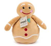 Giocattolo di peluche Omino di Pan di Zenzero - Decorazione morbida e coccolosa dell'omino di pan di zenzero (altezza 25 cm), ideale per decorazioni festive