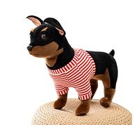 Giocattolo di peluche per cani Kawaii cucciolo di peluche in piedi bambola cane giocattolo di simulazione giocattoli di peluche ripieni Jack Russell Terrier cucciolo Chihuahua Bulldog peluche