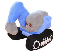 Giocattolo di peluche per escavatore, giocattolo di costruzione imbottito per escavatore morbido, camion scavatori di peluche super carino regali eccellenti per bambini, ragazzi e bambini piccoli (