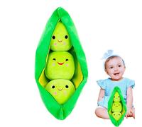 Giocattolo di peluche ripieno - peluche a 3 piselli in una cosa, cuscino in peluche Pod | decorazione domestica, per auto, soggiorno, camera da letto, ufficio, divano, regali per ragazzi e