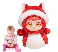 Giocattolo di peluche serpente di Capodanno lunare, peluche anno del serpente - accompagnamento peluche - peluche del nuovo anno cinese 2025, per la decorazione della casa, cuscino di peluche serpe