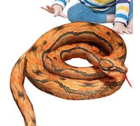 Giocattolo di peluche serpente - in morbido cotone design vibrante | giocattolo gag comodo e attraente, forniture per feste, ornamento per letto, animale in peluche multifunzionale per i gar