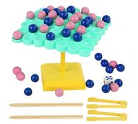 Giocattolo di perline di impilamento, set di albero di bilanciamento,Colorato gioco di impilamento familiare - Giocattoli educativi divertenti di apprendimento precoce, attività di viaggio su strada