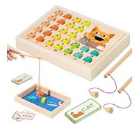 Giocattolo di pesca magnetico - Puzzle educativo di apprendimento delle lettere e formazione di parole - Sviluppo delle abilità motorie e cognitive per 3 4 5 anni